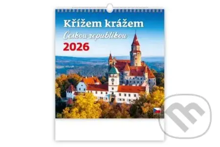 Křížem krážem Českou republikou 2026 - nástěnný kalendář