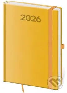 Týdenní diář 2026 A5 Print Pop žlutý
