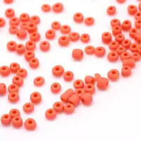 Frosted Opaque 12/0 Glass Seed Beads