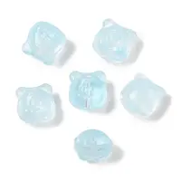 Transparent Spray Paint Glass Beads