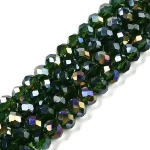 Electroplate Glass Beads Strands