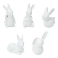 5Pcs 5 Style Porcelain Display Decoration