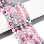 Dyed Natural White Jade Beads Strands