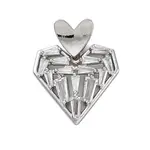 Brass Micro Pave Cubic Zirconia Pendants