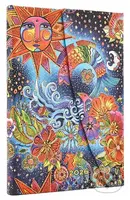 Paperblanks - týždenný diár Celestial Magics 2026 (mini, horizontálny, magnetické zatváranie)