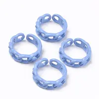 Spray Painted Alloy Cuff Rings