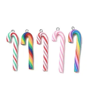 Handmade Polymer Clay Big Pendants