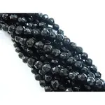 Synthetic Black Stone Beads Strands