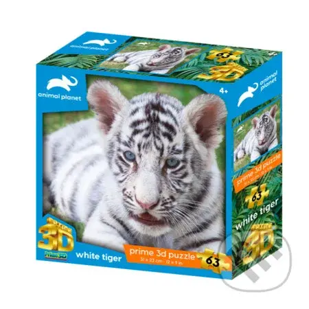 Bílý tygr - puzzle z kategorie 60 - 300 dílků