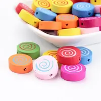 Mixed Lead Free Natural Wood Beads