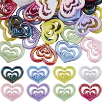 48Pcs 8 Colors Opaque Acrylic Beads