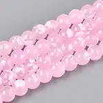 Baking Paint Glass Beads Strands