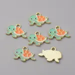 Alloy Enamel Pendants