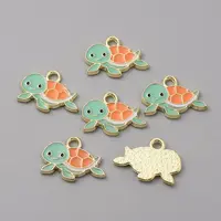Alloy Enamel Pendants