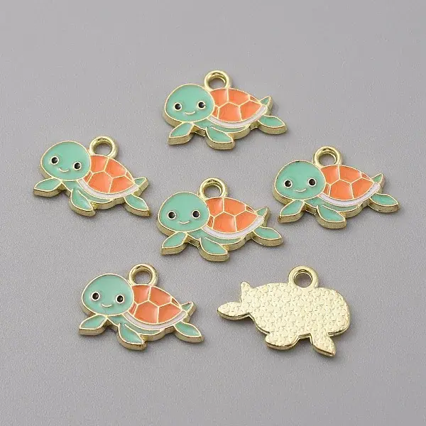Alloy Enamel Pendants