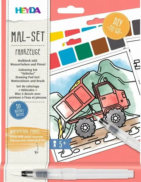 10 omalovánek - dopravní prostředky