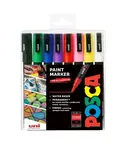 Akrylový fix Posca, sada 8ks, základní barvy PC-3M
