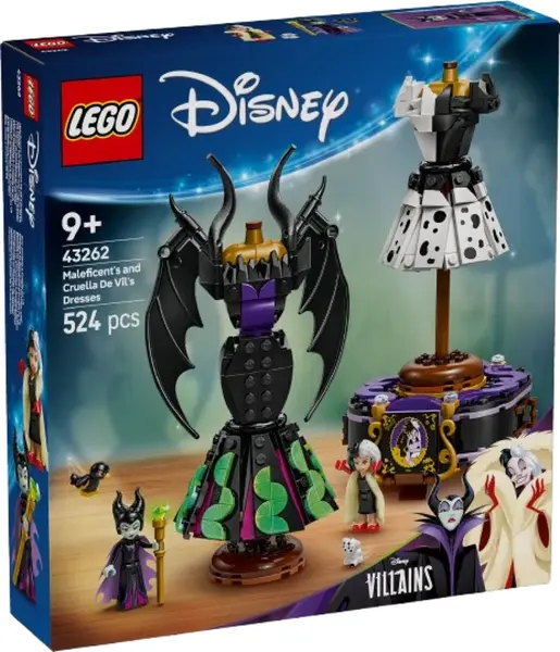Šaty Zloby a Cruelly de Vil - LEGO® Disney (43262)