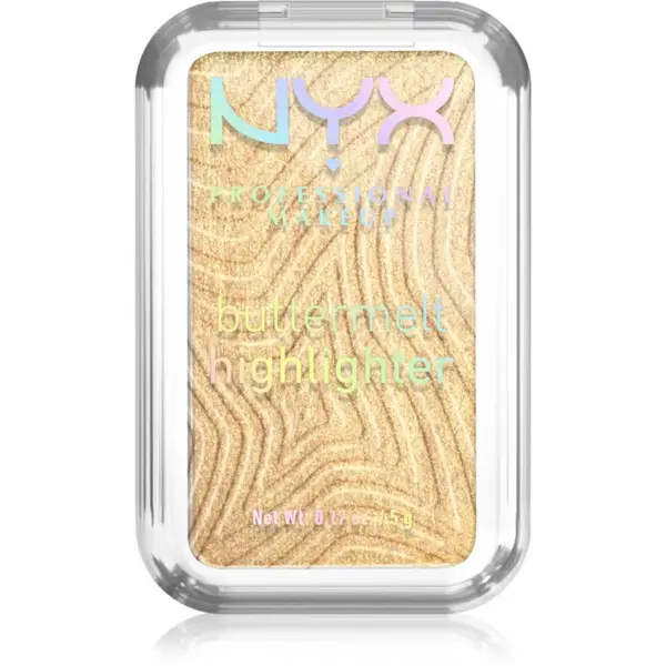 NYX Professional Makeup Buttermelt Highlighter rozjasňovač odstín butta than gold 25 5 g