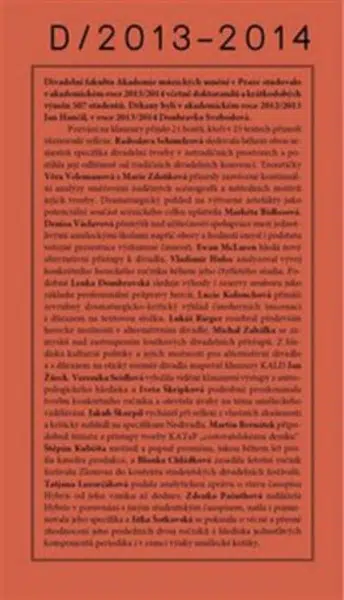 Klauzury DAMU 2013-2014 - Eva Kyselová, Andrea Slováková