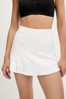 Sportovní sukně JOYINME Shape bílá barva, mini, áčková, Shape