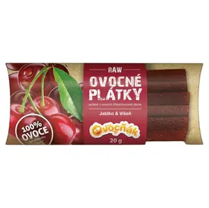 OVOCŇÁK Ovocné plátky jablko a višeň 20 g