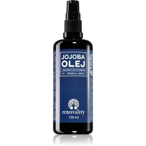Renovality Original Series Jojoba olej lisovaný za studena pleťový olej pro suchou pleť 100 ml