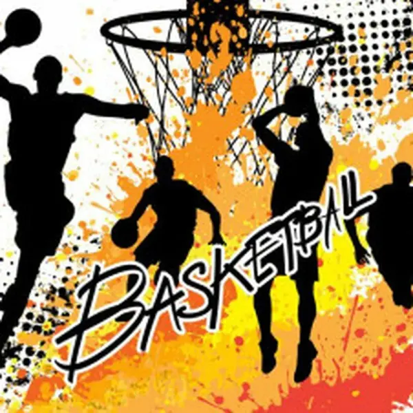 Plakát Basketball - Colour Splash