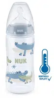 NUK FC+ láhev s kontrolou teploty 300 ml - modrá