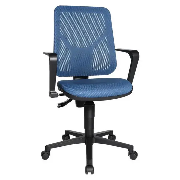 OTOČNÁ ŽIDLE, plochá tkanina, síť, petrolej