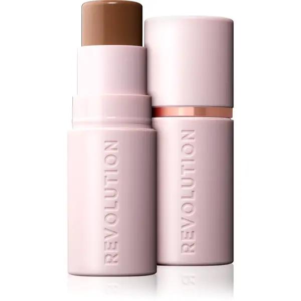 Revolution Skin Silk Bronzer Stick krémový bronzer v tyčince odstín Light Sunkissed 4.5 g