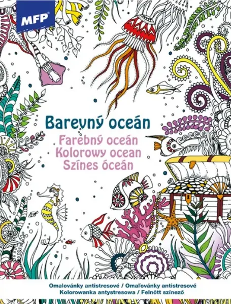 Omalovánky antistresové Barevný oceán