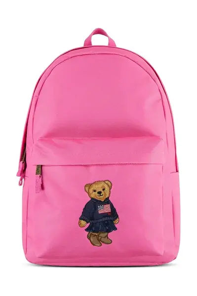 Dětský batoh Polo Ralph Lauren růžová barva, velký, s potiskem, 9AR149.G
