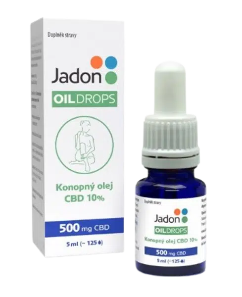 JADON Oil Drops Konopný olej CBD 10% 5 ml