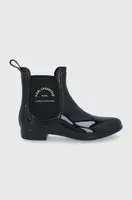 Holínky Karl Lagerfeld dámské, černá barva