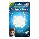 Hvězdy - světélkující dekorace na stěnu