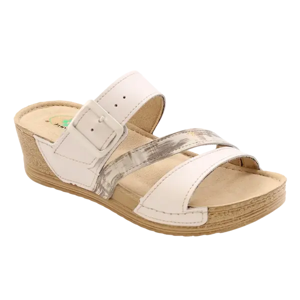 SANTE Dámské pantofle N209/1/10/10C BÍLÁ v.39