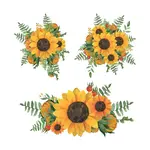 Samolepka na stenu/Tapeta Sunflower H16373
