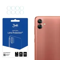 4x Sklo na kameru 3mk pre Samsung Galaxy A04 - Transparentná H22740