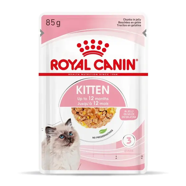 Royal Canin Kitten Jelly - vlhké krmivo v želé pro koťata 85 g