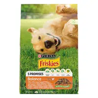 Friskies Balance granule pro psy - kuřecí a hovězí se zeleninou 10 kg