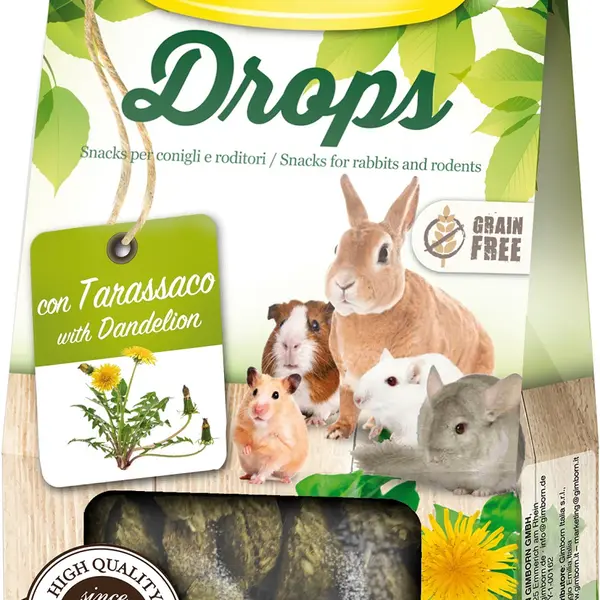 Gimbi Drops Snack s pampeliškami 50 g