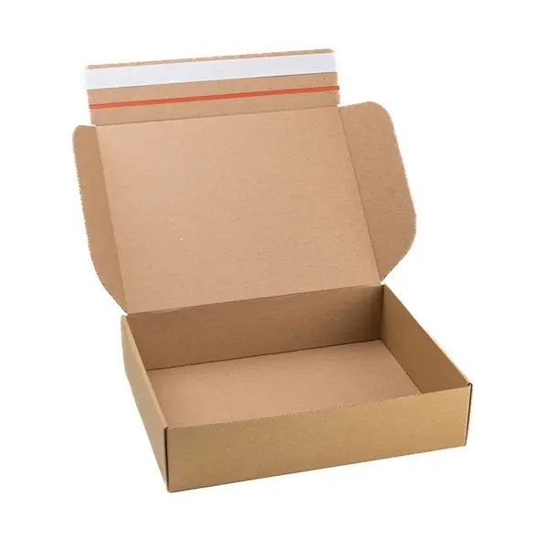 20 ks - Krabice poštovní hnědá 364x294x76 s lepicí a odtrhávací páskou