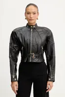 Kožená bunda Versace Jeans Couture