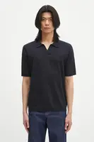 Plátěné polo tričko Norse Projects Leif Cotton Linen Polo