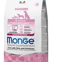 Monge Speciality Line All Breeds Puppy & Junior Monoprotein suché krmivo pre psov - bravčové, ryža a zemiaky 2,5 kg