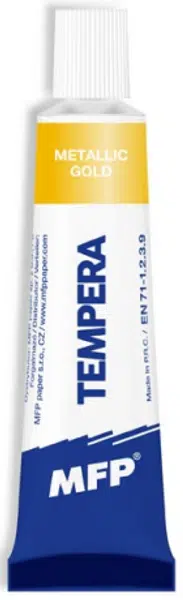 Temperové barvy 12ml METAL zlatá