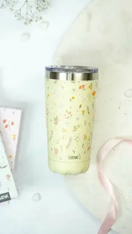 SEIK Termohrnek - Flowers (350 ml)