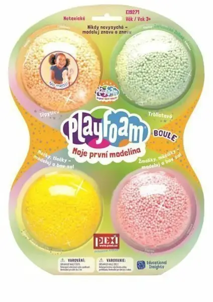 PlayFoam Boule 4pack - Třpytivé (CZ/SK)