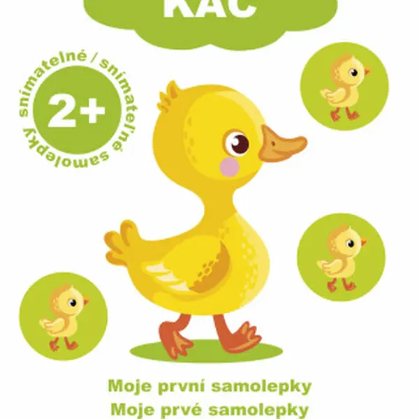 Moje první samolepky - Káč